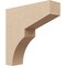 Ekena Millwork 3"W x 12"D x 12"H Thin Monterey Rough Cedar Woodgrain TimberThane Corbel, Primed Tan CORUR03X12X12MONRCPR - alternate 1